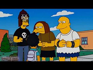 THE SIMPSONS - Black Haired Friend!