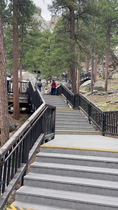 422 stairs to presidential trail at Mount Rushmore National memorial. . . #SouthDakota #adventure #cyrilcoderias #adventure #hike #everyone #travel #mountrushmore #friends #hiking #explore | Cyril Coderias