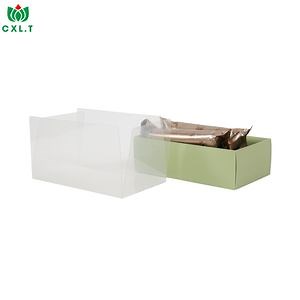 [Hot Item] OEM Custom Logo Printed Food Grade Bakery Pastry Cookie Dessert Cake Pies Donut Macaron Paper Box with Window