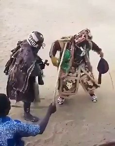 9.3K views · 80 reactions | Egungun Dance Zanku And Soapy | Oduduwa Republic.Nation | Facebook