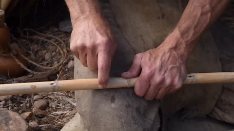 Clam Roast on Rainy Day at the Primitive Shelter