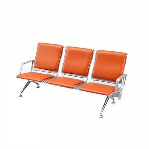 [Hot Item] Airport Waiting Chair 3 4 5 Seater Public PU Tandem Bench Waiting Room Bus Station Seating