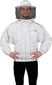 Humble Bee 310 Polycotton Beekeeping Jacket with Round Veil