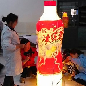 [Hot Item] Custom Showcase LED Bottle Sign Shopping Market Outdoor Large Vacuum Formed Signs