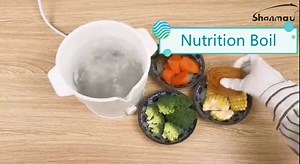 Portable Foldable Mini Electric Hot Pot Cooker, 1.2L Travel Heating Kettle, Food Grade Silicone Cookware Water Steamer, 2 Heating Speed Adjustable 110V / 800W Boiling in 7~10 Minutes, 23 Oz Weight