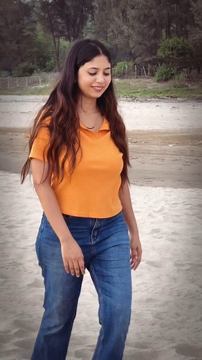 1.4K views · 74 reactions | A random one ☝️… #phirmohobbat #beach #kashid #love #sunset #walk #with #self | Priyanka Kharat | Facebook