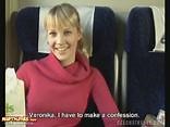 Blonde Veronika Gives Blowjob In The Train