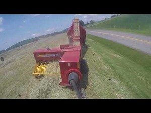 Getting ready for the wife to square bale.