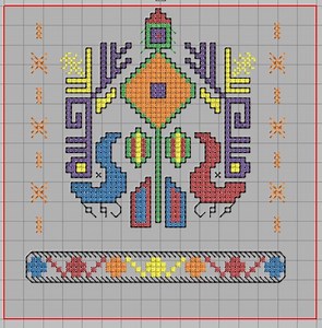 Bulgarian Rooster Embroidery Pattern - Folk Motif File - Etsy Canada