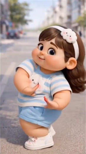 tle)Cute Chubby Girl Dancing 💃✨ So Adorable! #shorts
