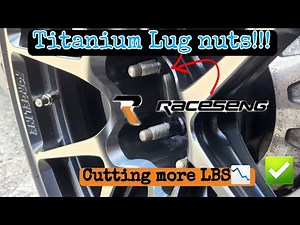 Raceseng Titanium lug nut install // *BEST* lug nut option for a GT350!