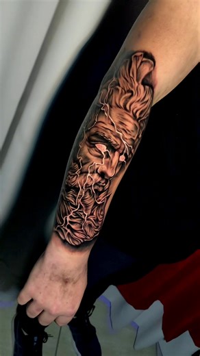 Zeus Tattoo Designs and Ideas for Men - Arm and Forearm Tattoos