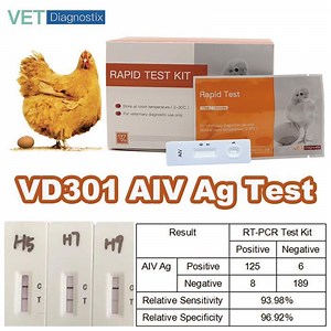 [Hot Item] Rapid Avian Influenza Test Bird Flu Aiv Antigen Veterinary Diagnostic Test Kit