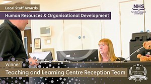 3.1K views · 32 reactions | NHSGGC CELEBRATING SUCCESS - LOCAL STAFF AWARDS Category: Human Resources & Organisational Development Winner: Teaching and Learning Centre Reception Team Watch the short video to find out more about the winner in this category. #ggcawards | NHS Greater Glasgow and Clyde | Facebook