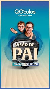 🎁 O DIA DOS PAIS CHEGOU! Comprando na QÓculos, você ganha na hora um óculos de sol HIP7 novinho para completar o visual! 😎 Não deixe o presente do seu pai para depois! Venha garantir um Dia dos Pais cheio de estilo e atitude. ✨ QÓculos – seu jeito de ver o mundo. ⏰ Horário de funcionamento: Segunda a Sexta: 08h30 às 18h00 Sábado: 09h00 às 13h00 📞 WhatsApp: (14) 99112-9171 📍 Rua Comandante Salgado, 18 – Lins/SP #novatv #qóculos #diadospais | NovaTv