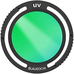 Upgraded UV Camera Lens Filter Compatible with Avata Drone/03 Air Unit, DIY FPV Drone Protector with O3 Air Unit, Rotable Aluminium Frame with Quick Solid Installation,No Harm to Lens Shell