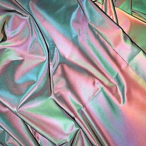 [Hot Item] 100% Nylon Rainbow Reflective Fabric for Jacket