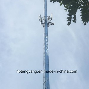 [Hot Item] Hot DIP Galvanized Steel Single Tube Telecom Monopole Pole