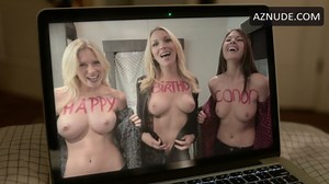 Kabby Borders, Molly Cerne, Casey OKeefe Breasts Scene in Ray Donovan