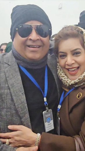 Happy Moments 😍 #bhangraqueen #meghajee #superstar #rauflala #karachi #comedian #laughterchallengeindia #kartarpurcorridor | Megha jee