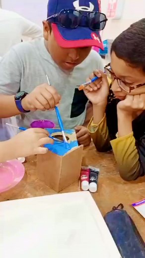 2.8K views · 14 reactions | Step into our STEM lab where students explore woodworking and painting! Watch as they craft, paint, and create, blending science with artistry. Join us in celebrating their hands-on learning journey, where every project tells a story of innovation and imagination. | The Lab School | Facebook