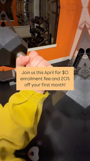 We are offering 20% off and ZERO enrollment fee (usually $99 value) when you join us this April! Call or DM us to learn more 👌🏻 • • • #sweat #sweatshopfitness #kensingtonmd | Sweat Shop Fitness & Massage