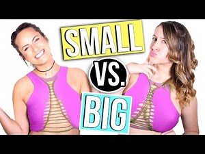 Big Boobs VS. Small Boobs: Bra Shopping! (feat. Adrienne Finch!)| Lyndsay Rae