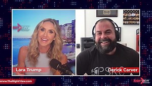 2.8K views · 383 reactions | Join Lara Trump & Derick Carver as they discuss his military service, becoming a disabled strongman, receiving support from the Gary Sinise Foundation, a future political career?, and MUCH MORE! #TheRightView | Lara Trump | Facebook