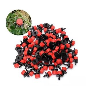 [Hot Item] Garden Irrigation Tool Adjustable Dripper with 8 Holes Suitable for Outdoor Hydroponics Packed in Rolling Pouch