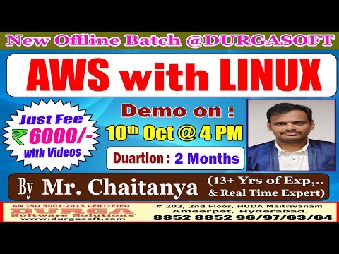 AWS with LINUX Offline Training @ DURGASOFT