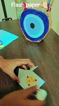 homemade flash paper diy flash paper 🗞️📜 viral video @Crafter Aarushi