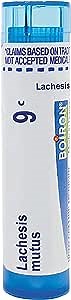 Boiron Lachesis Mutus 9C for Hot Flashes from Menopause - 80 Pellets