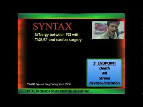 SYNTAX Trial: PCI vs CABG