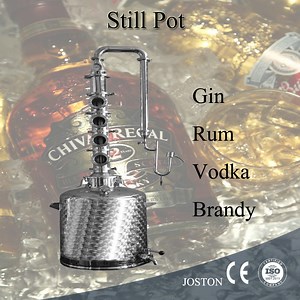 [Hot Item] Rum Whisky Barley, Corn, Wheat and Other Grains Copper Pot Still Distillation