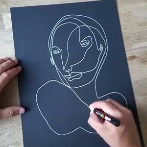 Continuous Line Portrait by Salventius | Design Magazine