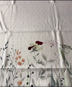 Floral Rectangular Tablecloth, Durable Stain & Wrinkle Resistant, Spill Proof Washable Polyester Fabric Table Cloth for Dining Table, Outdoor Kitchen Party, Spring Farmhouse Decor, Multiple Sizes