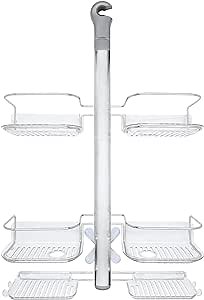 OXO Good Grips Stainless Steel Shower Caddy with Hose Keeper