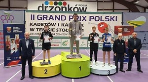 Tenis stołowy. Kacper Perkowski (Ósemka Białystok) znów wygrał Grand Prix Polski Kadetów