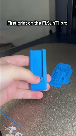 First print on the FLSun T1 pro ￼#3dprinting #3dprinted #flsun
