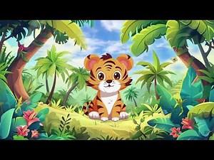 Jungle Screensaver - Jungle Celebration - Cartoon Screensaver - Jungle Wallpaper - HD - 1HR