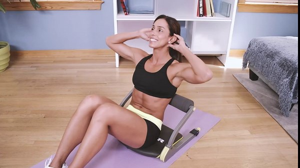 WONDER CORE Ab Machine, Adjustable Ab Core Workout Machine for Abs and Total Body Workout, Abs Workout Equipment Home Gym Fitness Equipment for All Ages, Pink