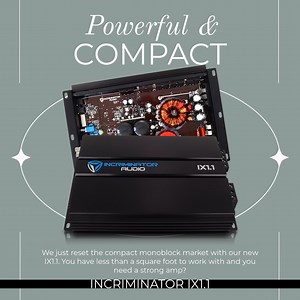 11 reactions | You will be hard pressed to find a better quality amp, in a smaller foot print for a better price in its power class. The IX1.1 is a gem. At Incriminator Audio, we live, eat, and breathe car audio. The end results are products that are Over built, Over Deliver, and Under Priced. www.incriminatoraudio.com #incriminator #incriminatoraudio #amplifiers #soundquality #SPL #subwoofer @arc3ventures @bahhumbang @basshead.nation @soundsolutionsaudio | Incriminator Audio | Facebook