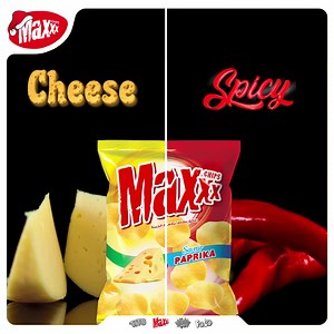 من cheesy 🧀 لل spicy 🌶 Chips maxx ديما معاكم باش يحفللكم قعداتكم 🤩 أناهوا إلي تحبّوه أكثر ؟ 😉 #ChipsMaxxx | Maxxx Chips