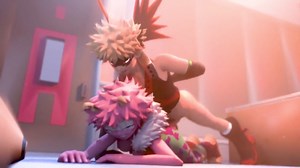 Mina Ashido Bends Over For Katsuki Bakugou