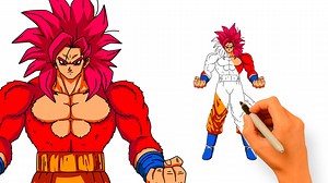 1.4K views | How to Draw Super Saiyan 4 Goku (Adult) From Dragon Ball Daima | Anime Central | Facebook