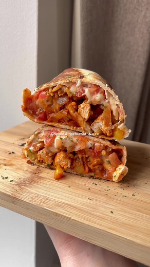 Chicken and Rice Burrito Recipe for a Healthy Lunch