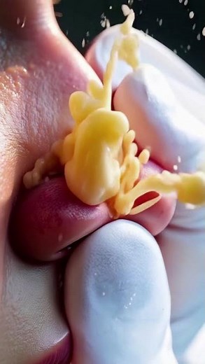 ASMR Zit Pop: Shocking Nose Cyst Extraction! 🧬🚿