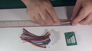 8 Sets JST XH 2.54MM 8 Pin Female Single Connector with Flat Wires 100MM 1007 26AWG