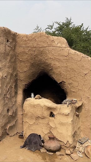 Old Couple House In Deep Desert #housetour #desertlife #oldcouplehouse | Village Hut