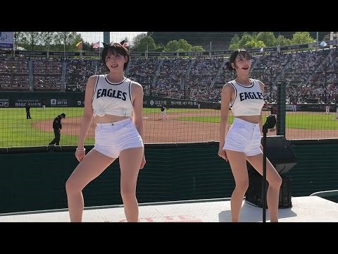 Hanwha Eagles Cheerleader Performance Bang Bang 260419 4k